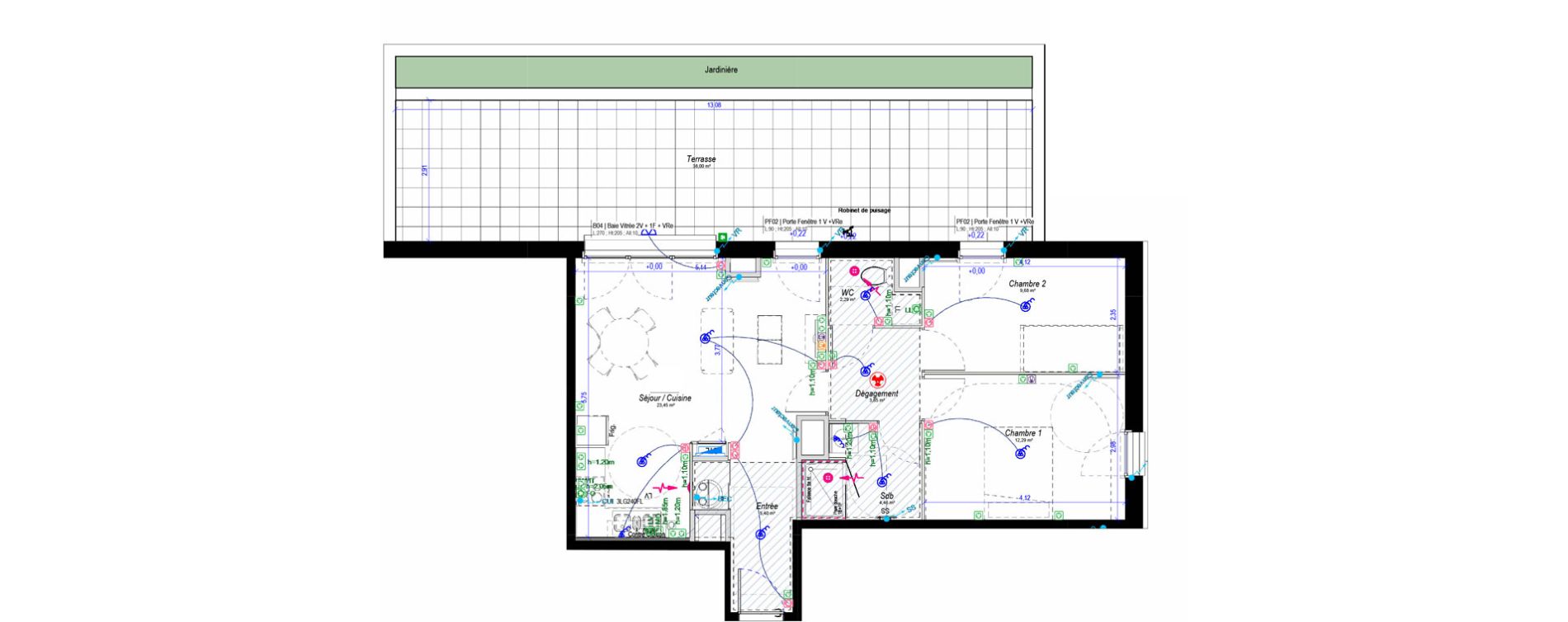 Appartement T3 de 61,23 m2 &agrave; Dreux Zac du square