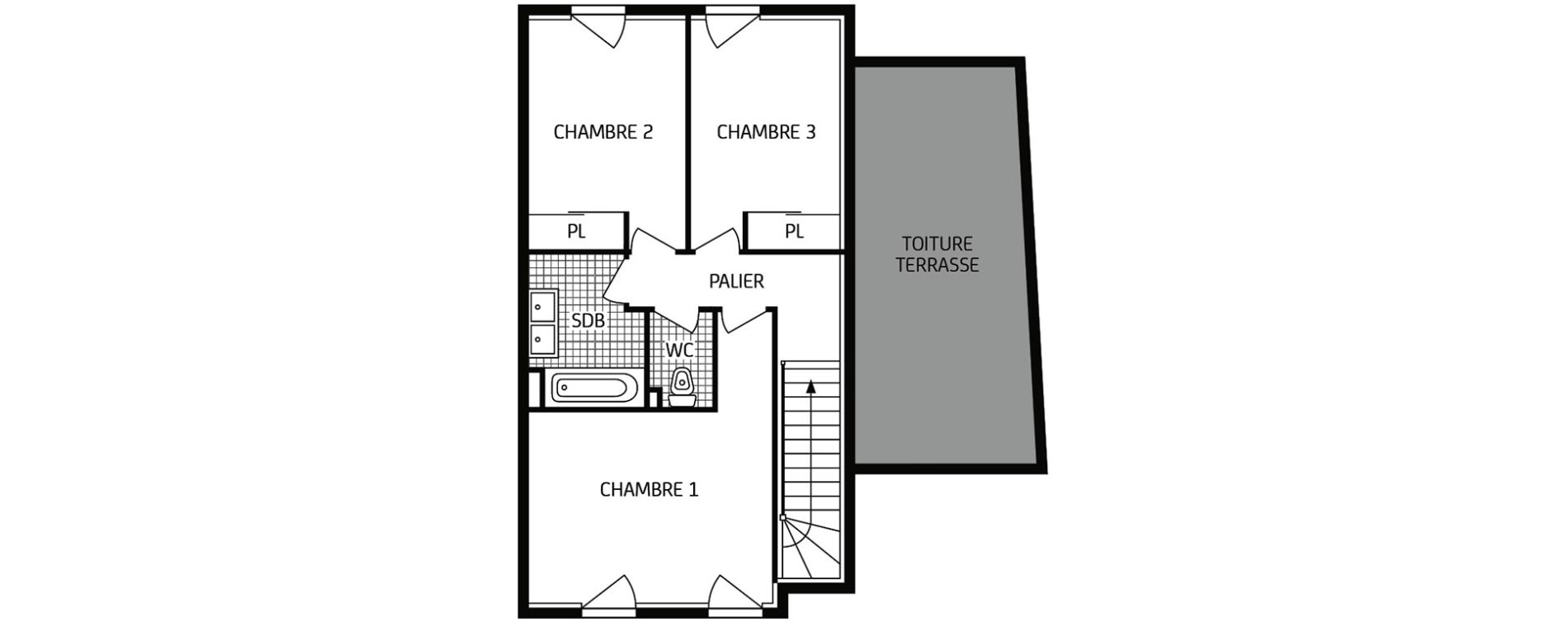 Maison T4 de 88,51 m2 &agrave; &Eacute;pernon Savonni&egrave;re