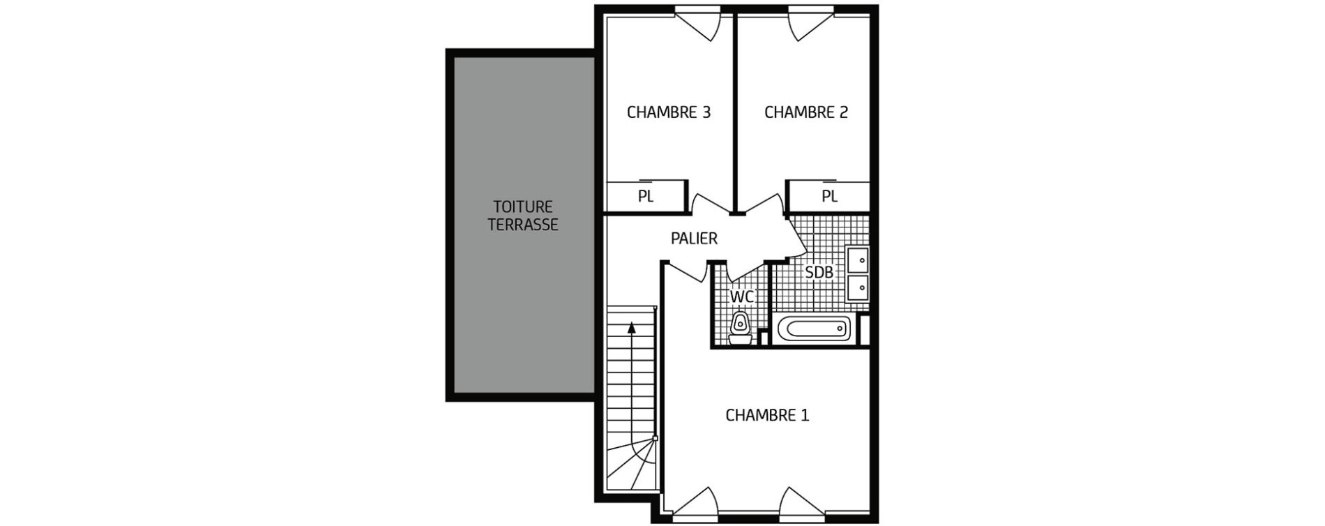 Maison T4 de 88,32 m2 &agrave; &Eacute;pernon Savonni&egrave;re