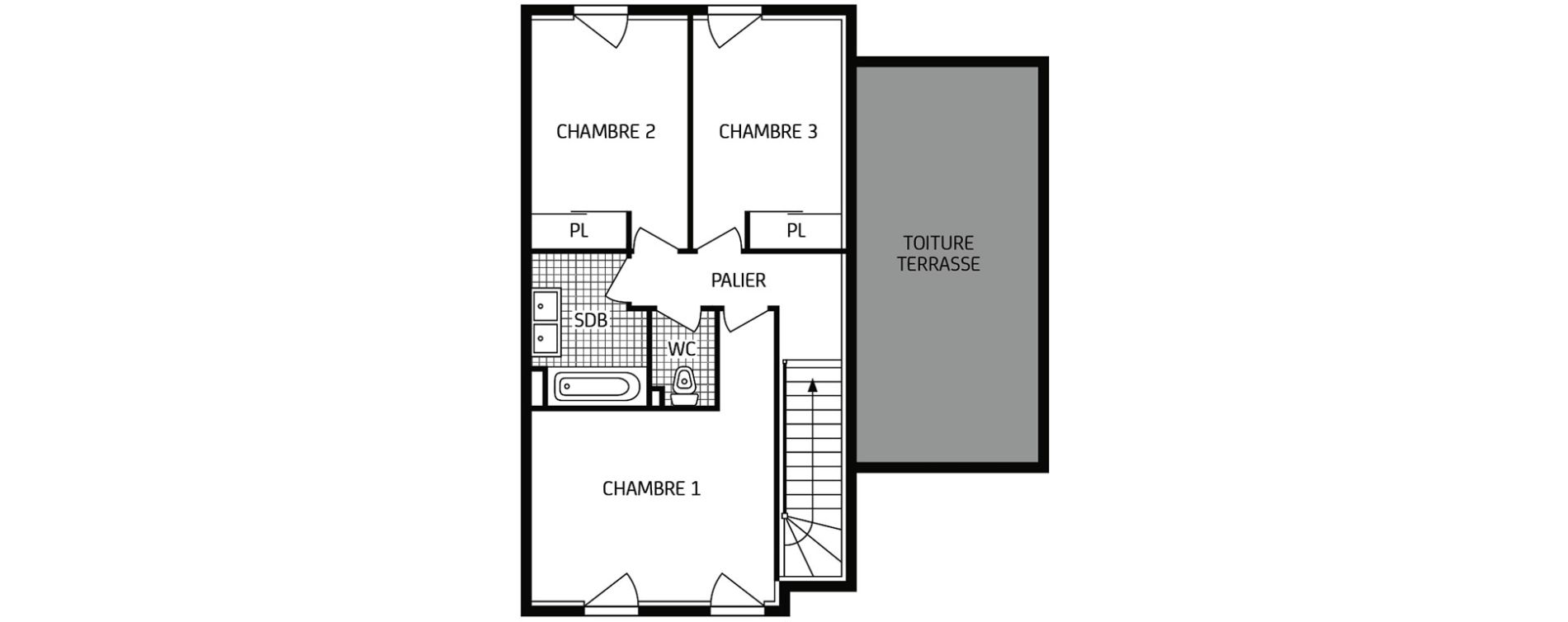 Maison T4 de 88,52 m2 &agrave; &Eacute;pernon Savonni&egrave;re