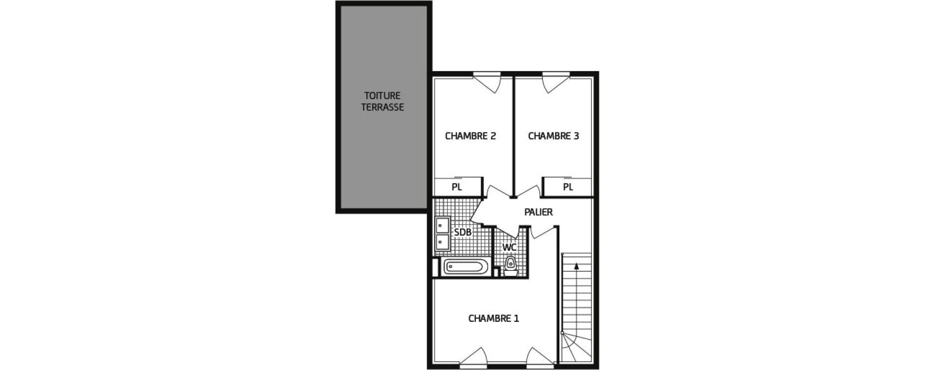 Maison T4 de 86,75 m2 &agrave; &Eacute;pernon Savonni&egrave;re