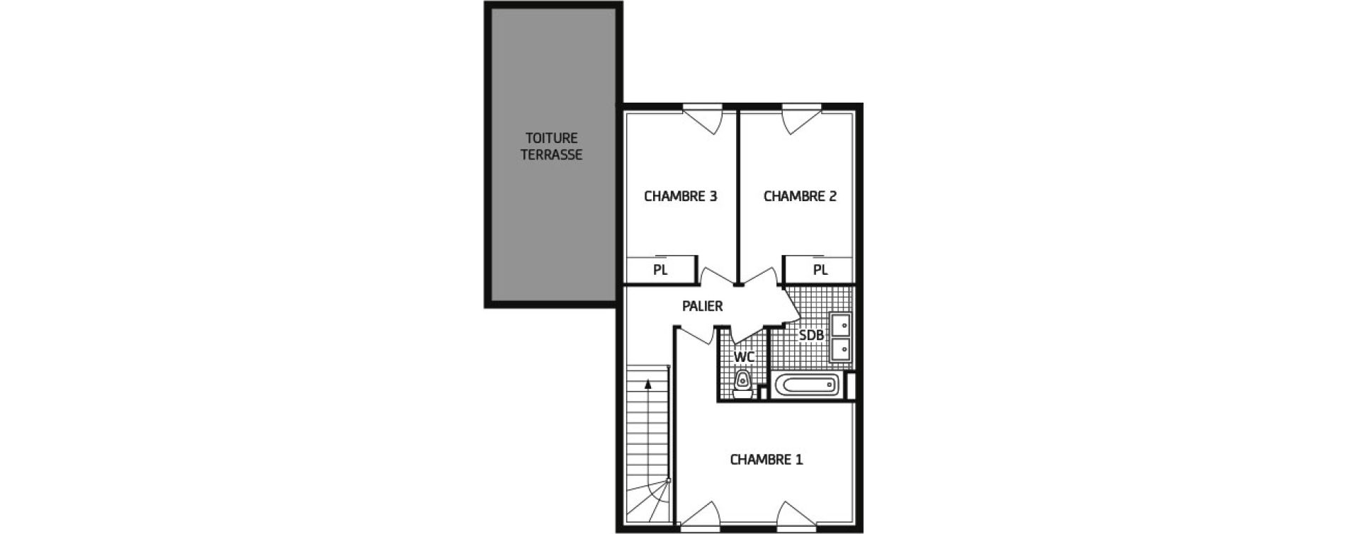 Maison T4 de 86,75 m2 &agrave; &Eacute;pernon Savonni&egrave;re