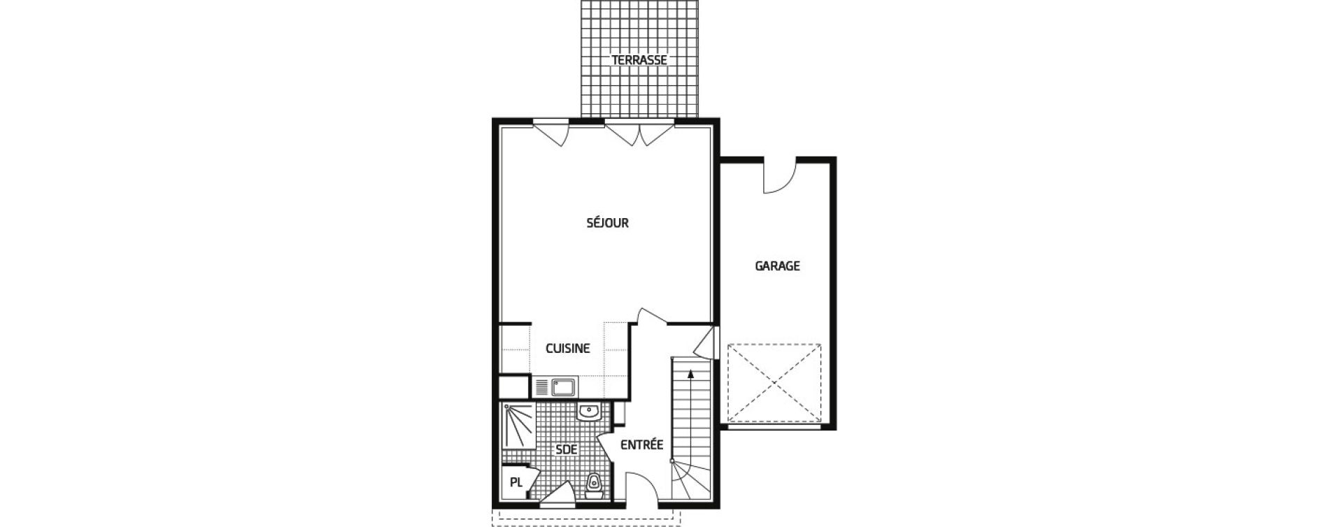 Maison T4 de 88,79 m2 &agrave; &Eacute;pernon Savonni&egrave;re