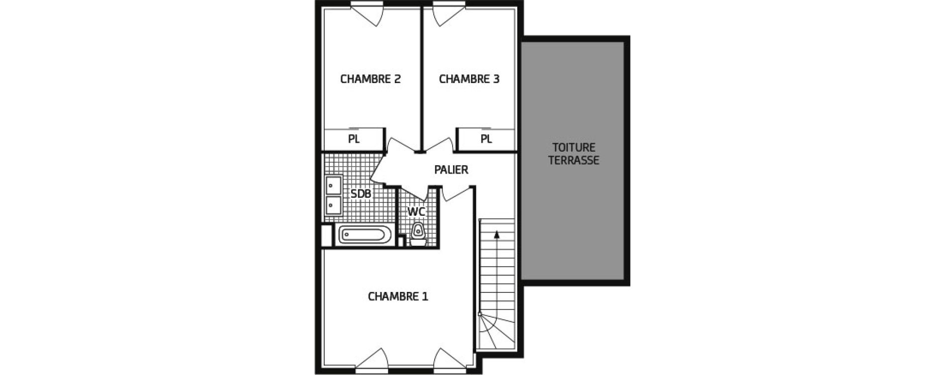 Maison T4 de 88,79 m2 &agrave; &Eacute;pernon Savonni&egrave;re