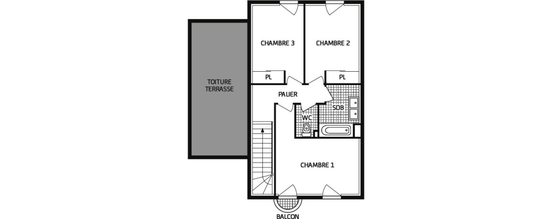 Maison T4 de 86,93 m2 &agrave; &Eacute;pernon Savonni&egrave;re