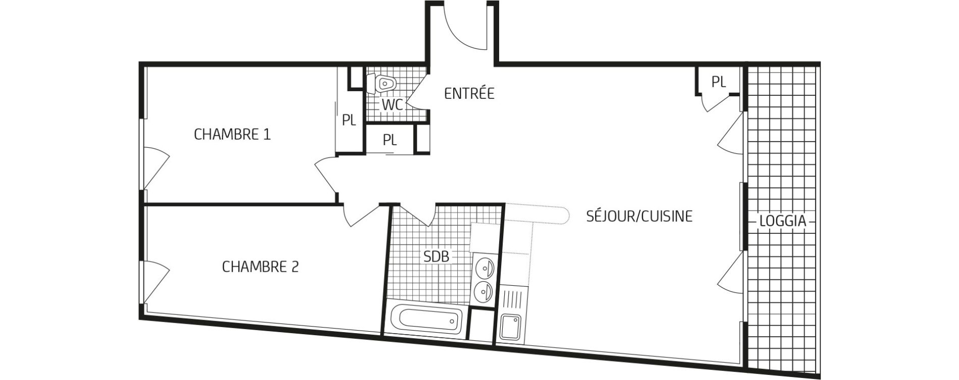 Appartement T3 de 66,71 m2 &agrave; Mainvilliers Centre