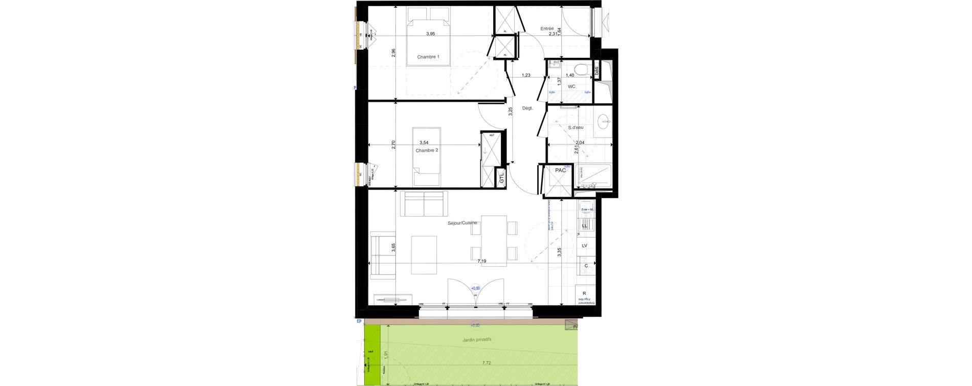 Appartement T3 de 66,31 m2 &agrave; Amboise Centre
