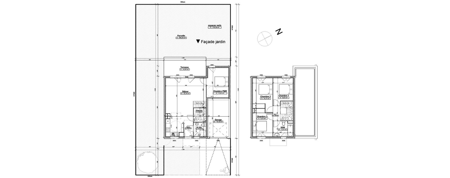 Maison T5 de 89,96 m2 &agrave; Chambray-L&egrave;s-Tours Centre