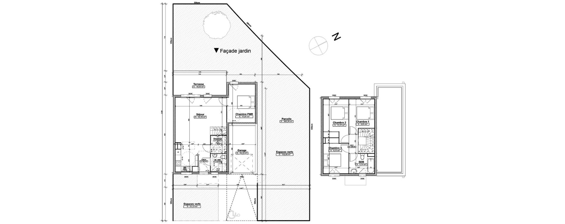 Maison T5 de 89,96 m2 &agrave; Chambray-L&egrave;s-Tours Centre