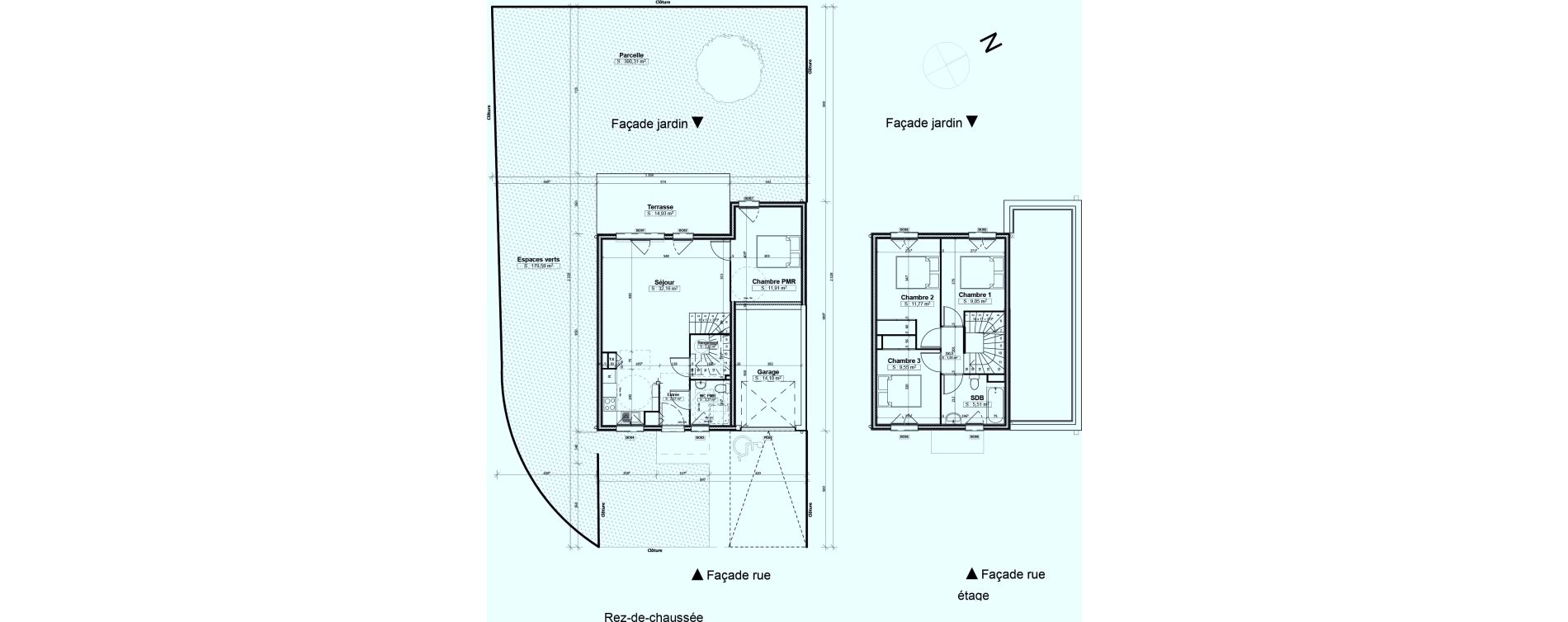 Appartement T5 de 89,96 m2 &agrave; Chambray-L&egrave;s-Tours Centre
