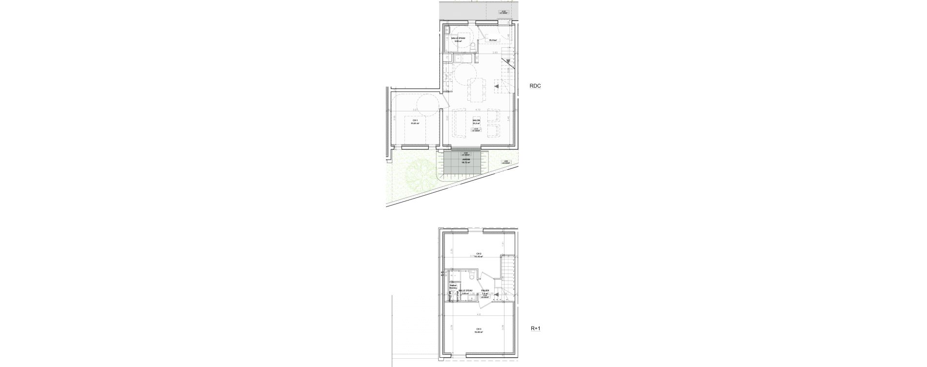Maison T4 de 79,11 m2 &agrave; La Riche Ronsard pagnol