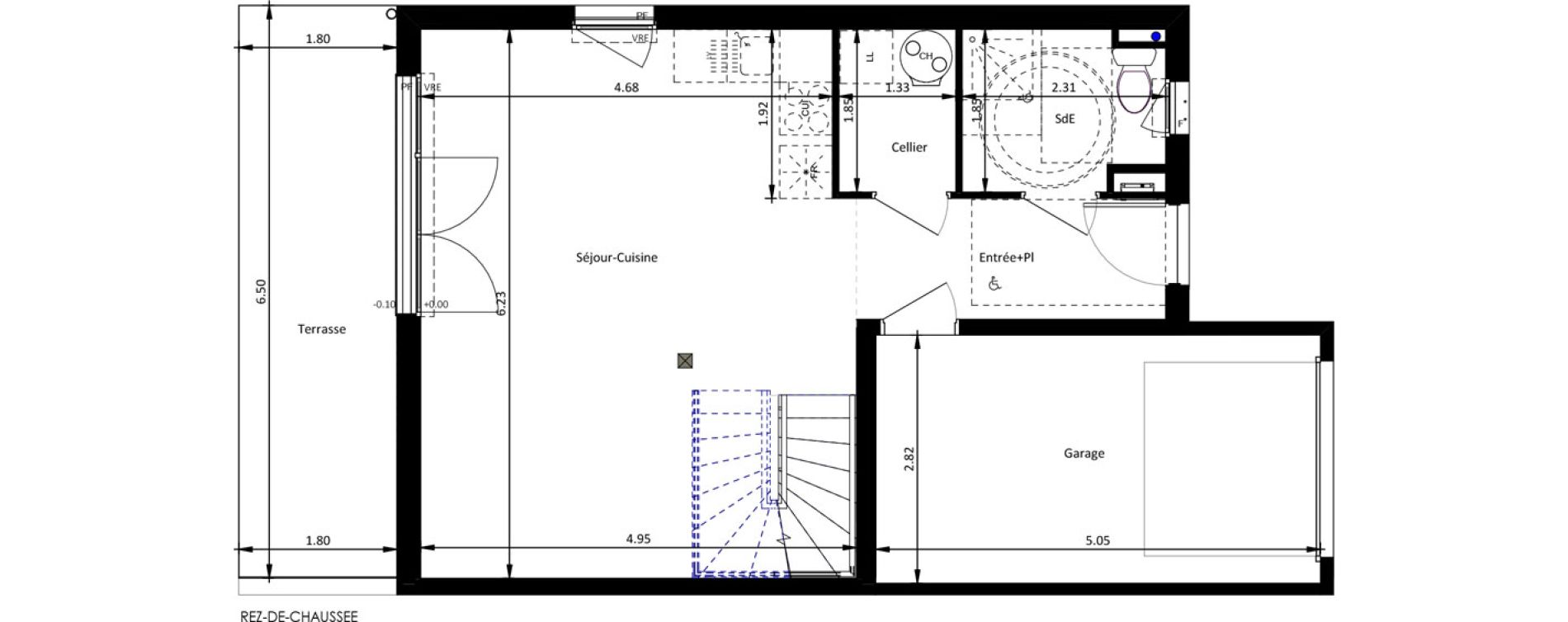 Maison T4 de 85,70 m2 &agrave; Mettray Centre