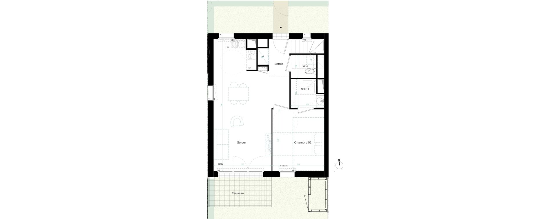 Maison T5 de 96,82 m2 &agrave; Montlouis-Sur-Loire Centre