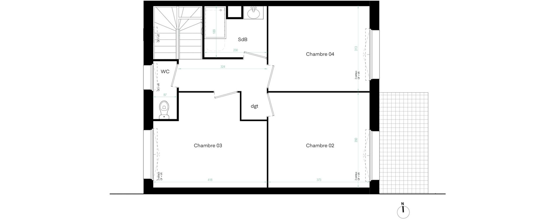 Maison T5 de 96,91 m2 &agrave; Montlouis-Sur-Loire Centre