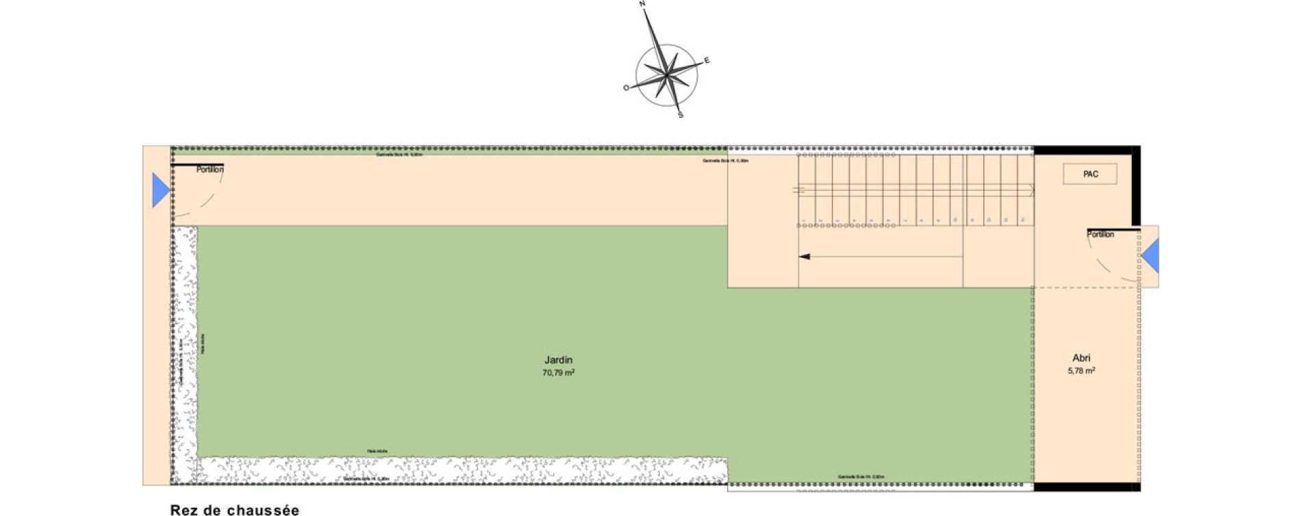 Maison T4 de 88,56 m2 &agrave; Notre-Dame-D'O&eacute; Centre