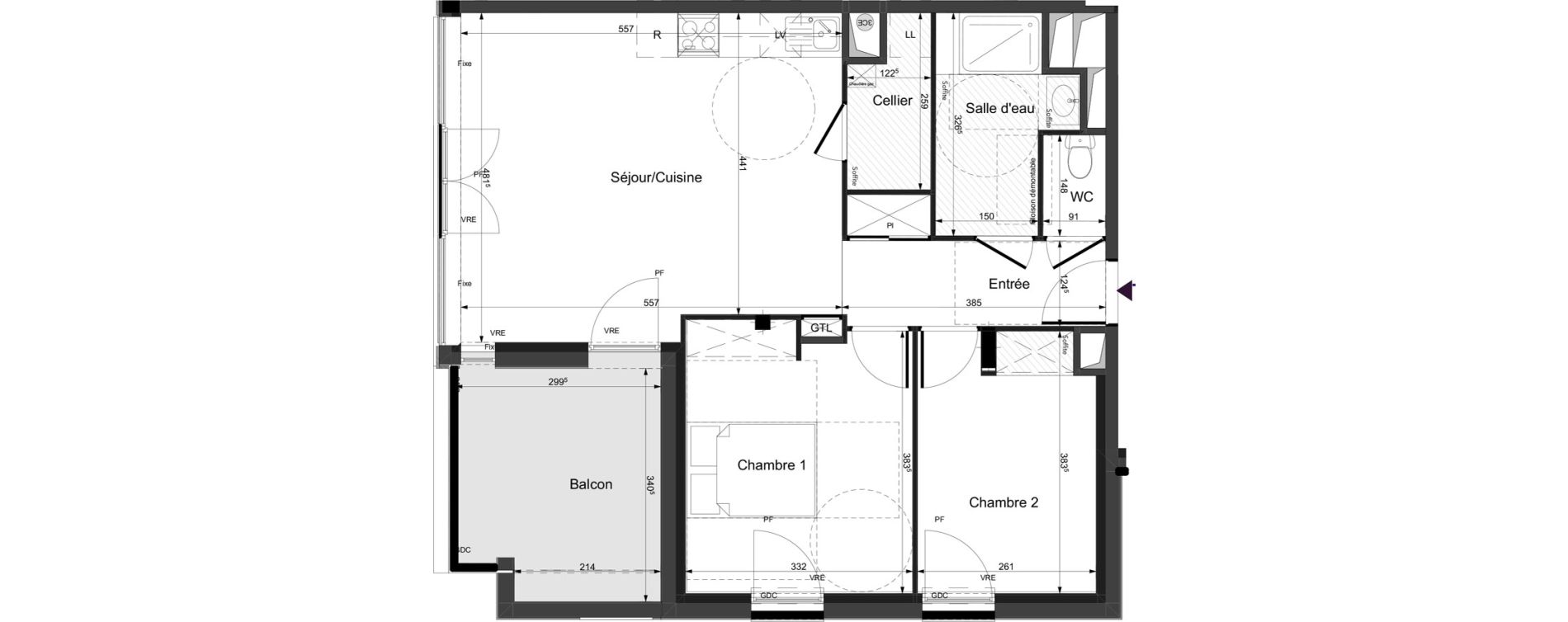 Appartement T3 de 63,49 m2 &agrave; Saint-Cyr-Sur-Loire Historique