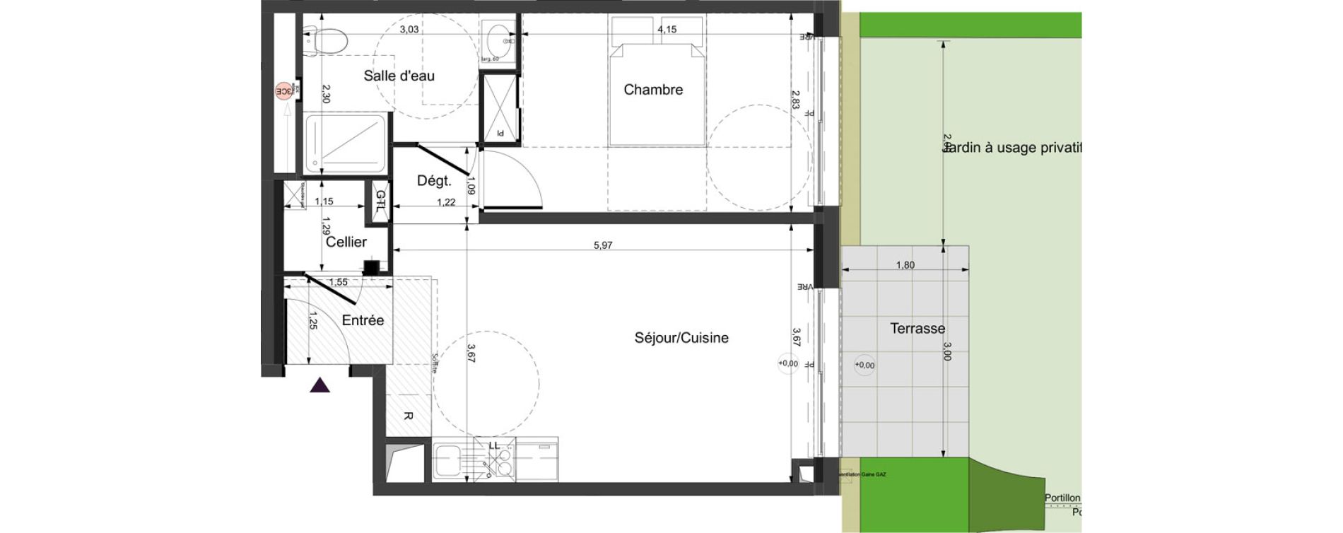 Appartement T2 de 44,81 m2 &agrave; Saint-Cyr-Sur-Loire Historique