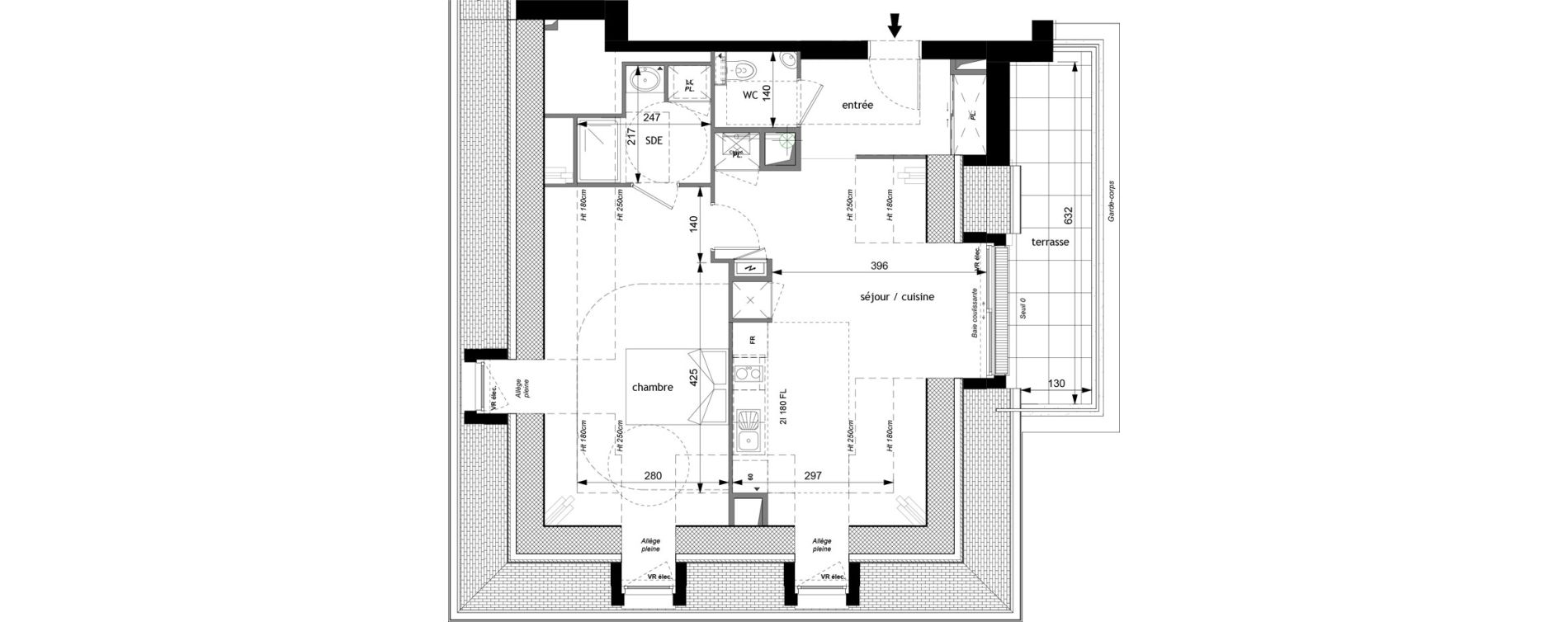 Appartement T2 de 56,01 m2 &agrave; Tours Saint-symphorien