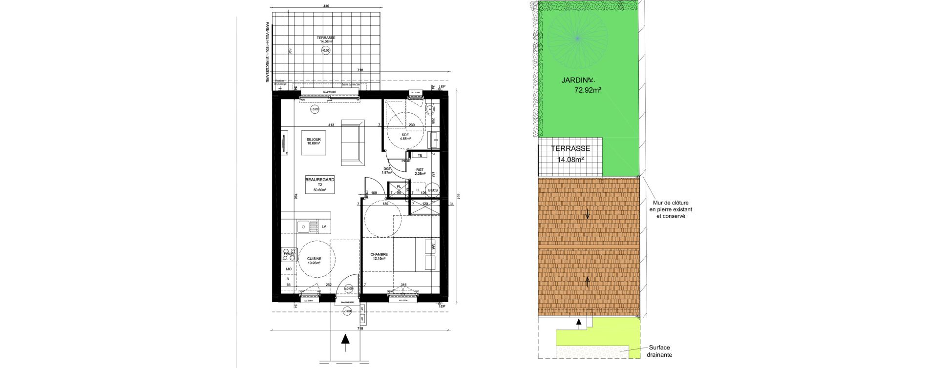 Maison T2 meubl&eacute;e de 50,60 m2 &agrave; Saint-Denis-Sur-Loire Centre