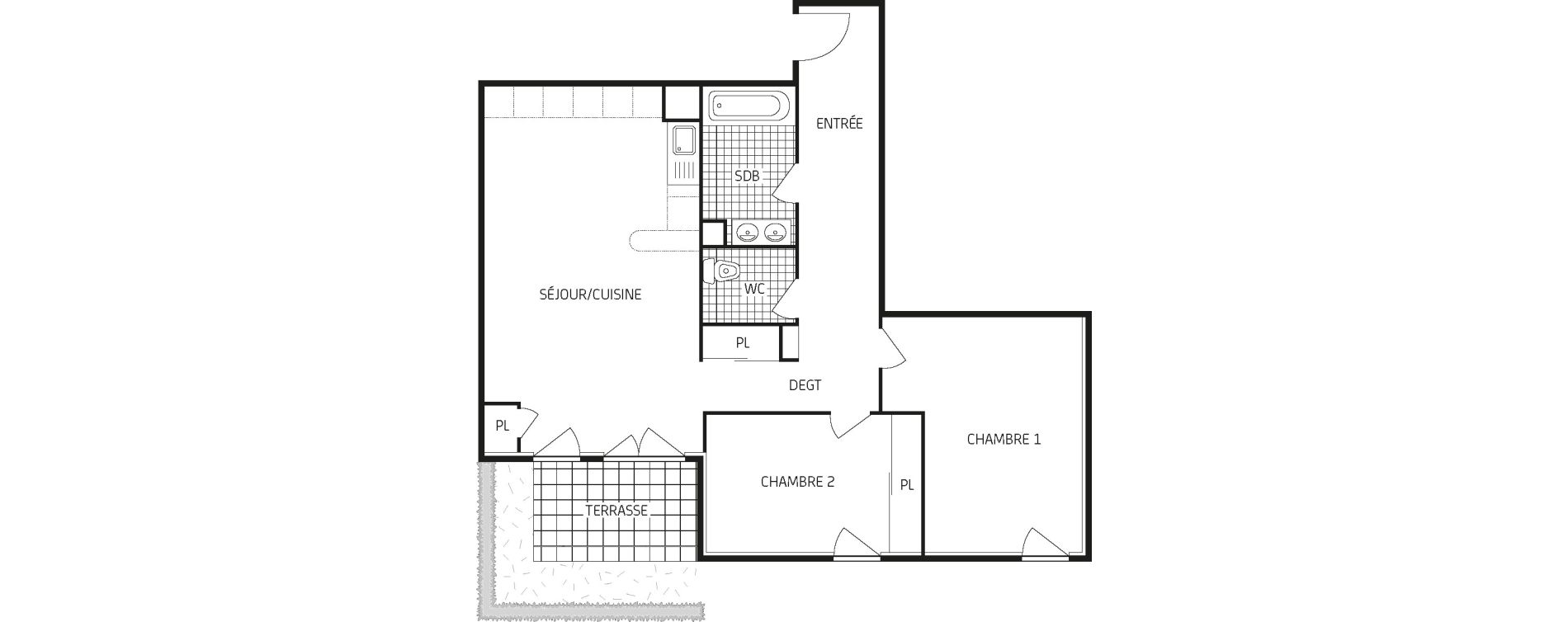 Appartement T3 de 70,60 m2 &agrave; Boigny-Sur-Bionne Centre