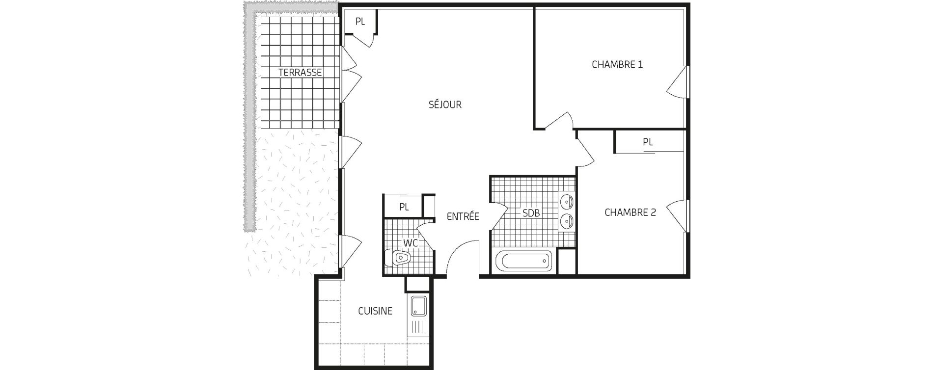 Appartement T3 de 66,90 m2 &agrave; Boigny-Sur-Bionne Centre