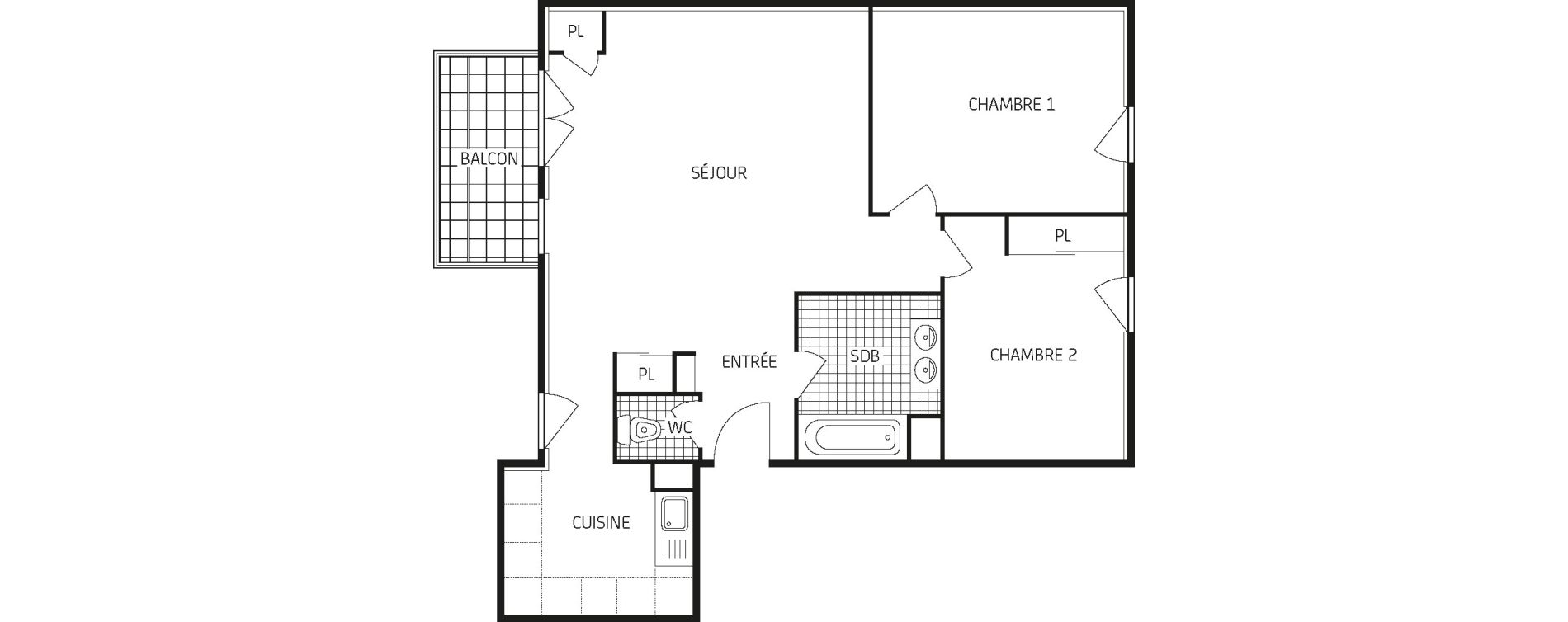 Appartement T3 de 66,95 m2 &agrave; Boigny-Sur-Bionne Centre