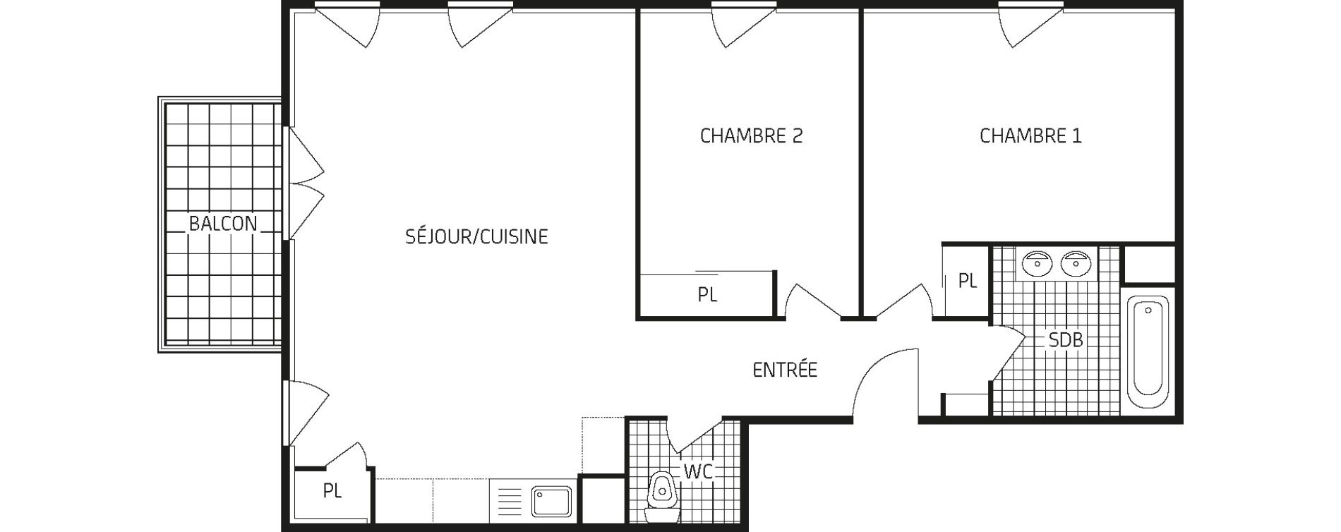 Appartement T3 de 67,81 m2 &agrave; Boigny-Sur-Bionne Centre