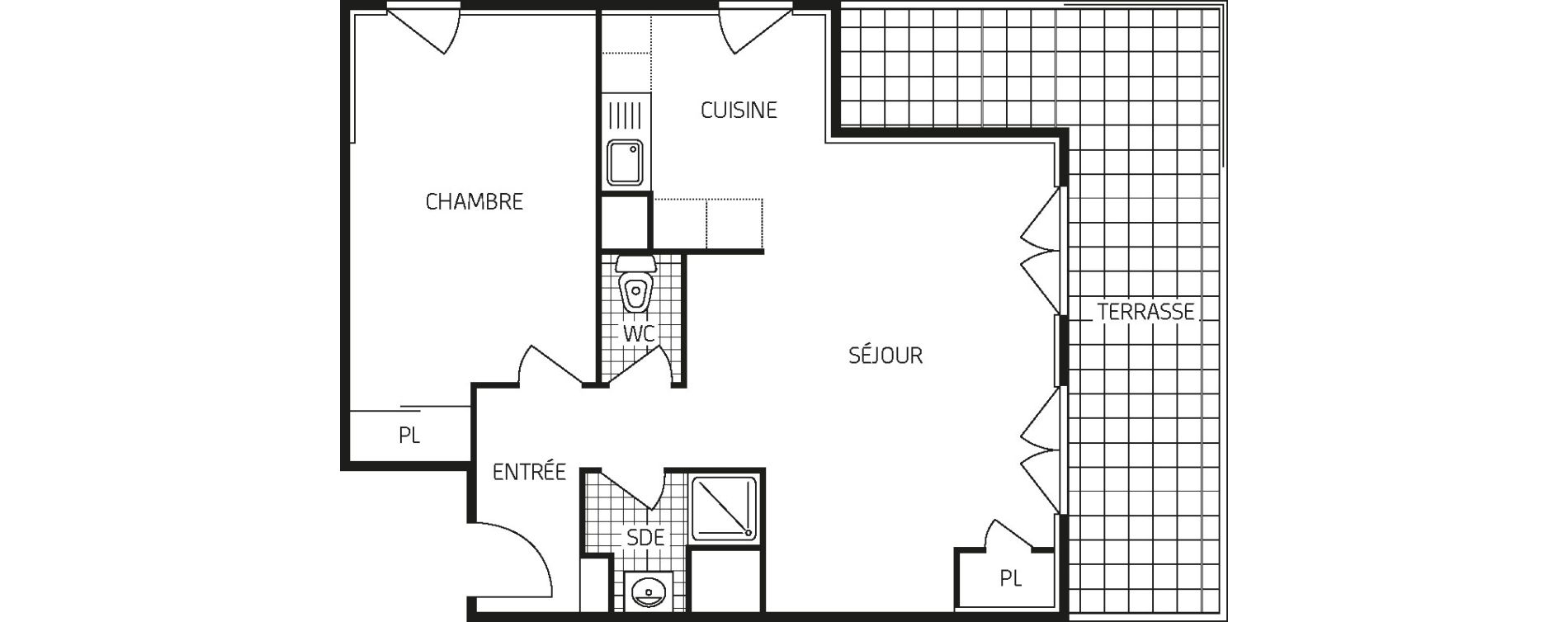 Appartement T2 de 47,92 m2 &agrave; Boigny-Sur-Bionne Centre