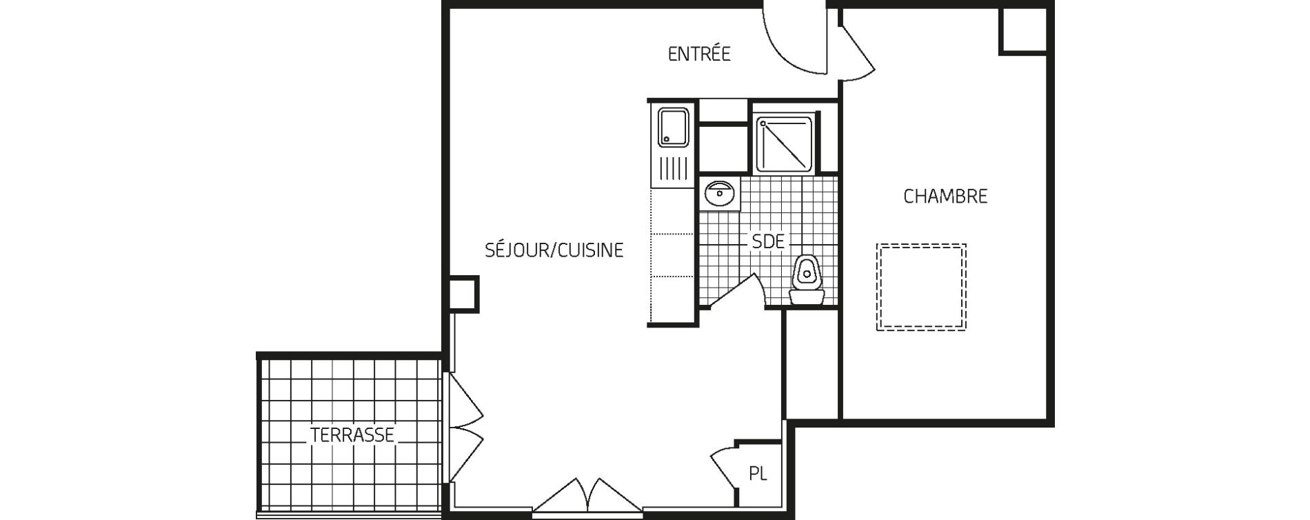 Appartement T2 de 41,15 m2 &agrave; Boigny-Sur-Bionne Centre