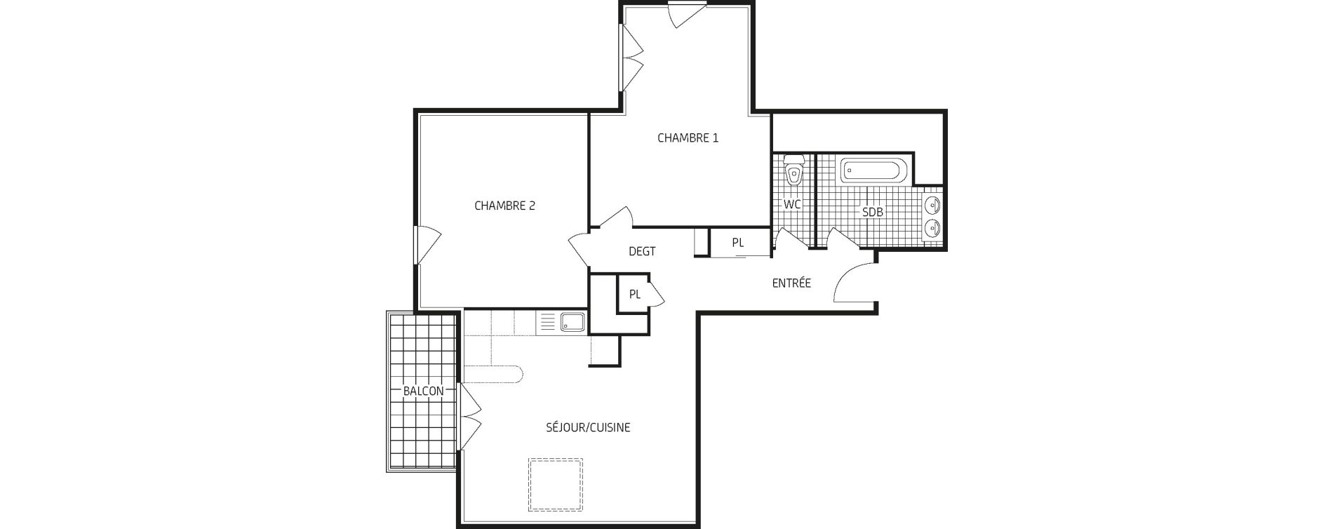 Appartement T3 de 63,83 m2 &agrave; Boigny-Sur-Bionne Centre