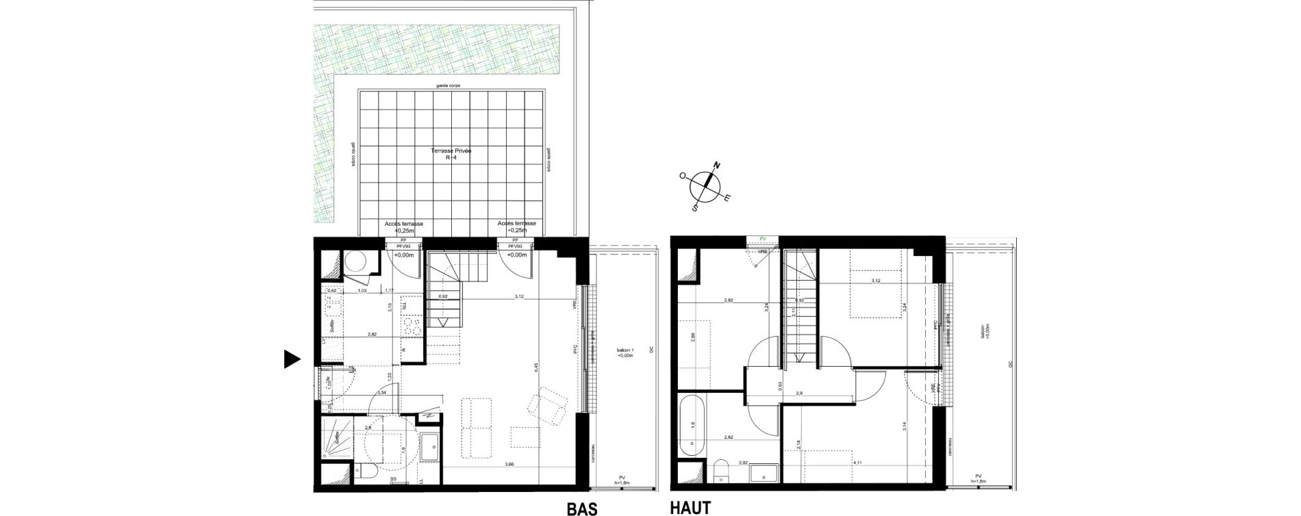 Appartement T4 de 80,02 m2 &agrave; Fleury-Les-Aubrais Centre