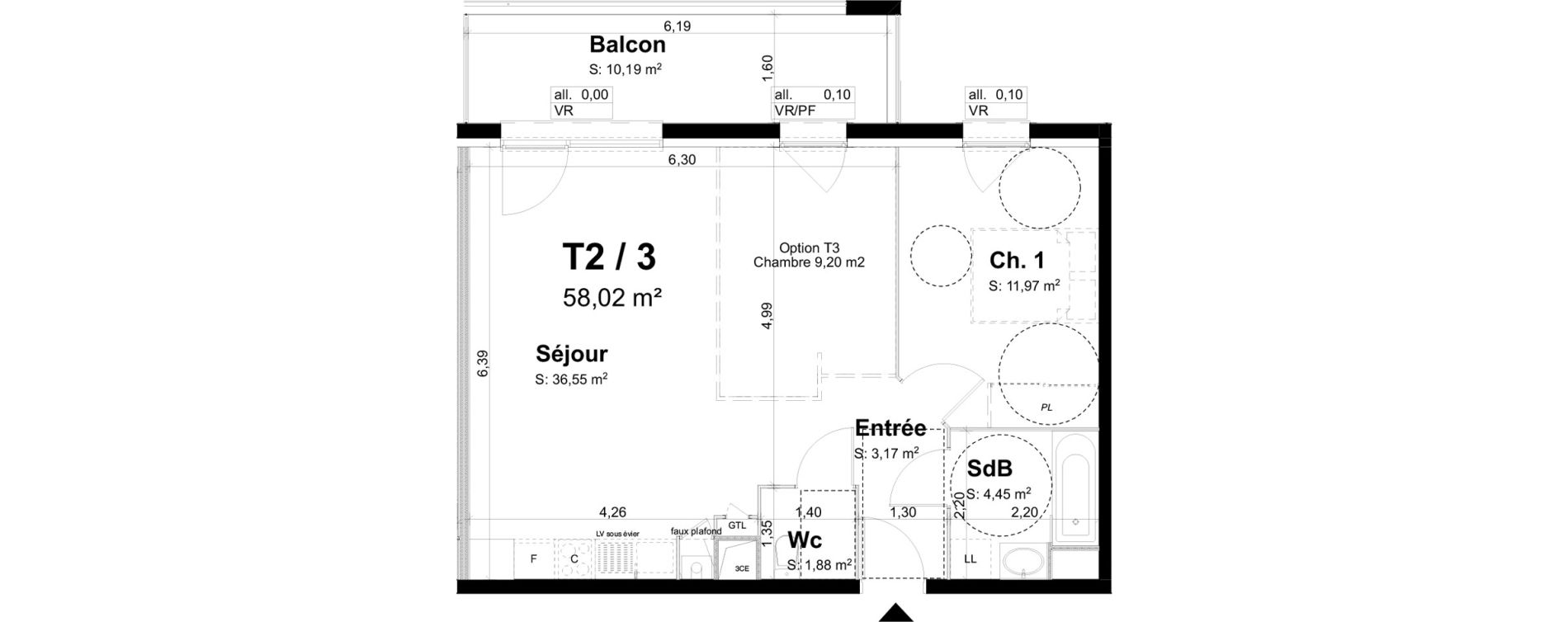 Appartement T2 de 58,02 m2 &agrave; La Chapelle-Saint-Mesmin La chapelle st mesmin