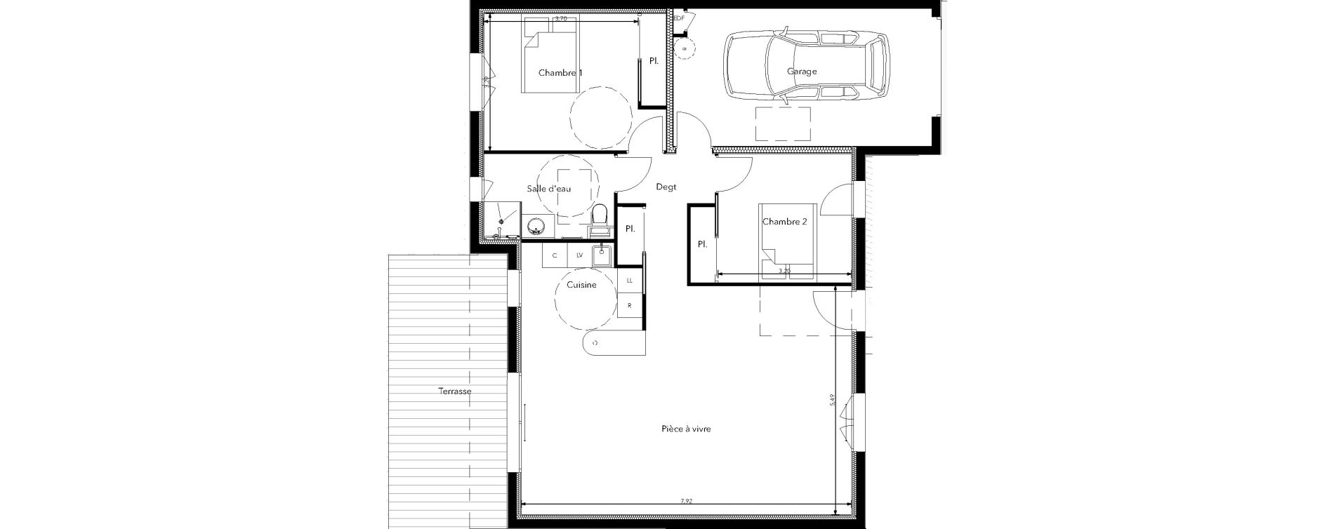 Maison T3 de 83,30 m2 &agrave; Meung-Sur-Loire Les tertres