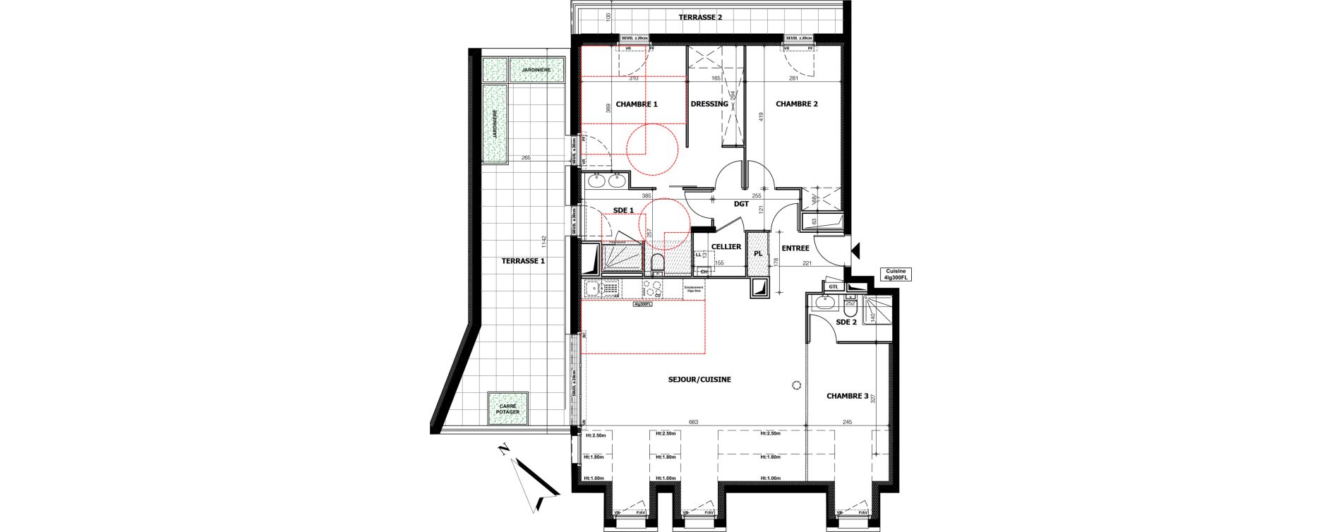Appartement T4 de 101,22 m2 &agrave; Orl&eacute;ans Ch&acirc;teaudun - dunois - faubourg bannier