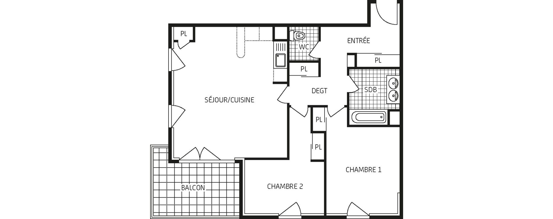 Appartement T3 de 72,17 m2 &agrave; Orl&eacute;ans Barri&egrave;re st-marc - la fontaine