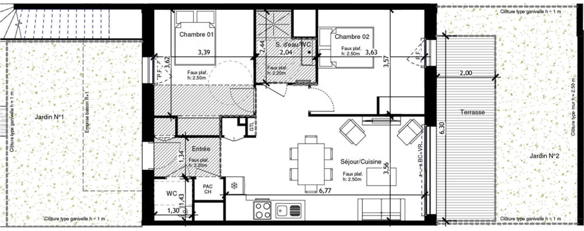 Appartement T3 de 61,95 m2 &agrave; Orl&eacute;ans Beaumont - vauquois