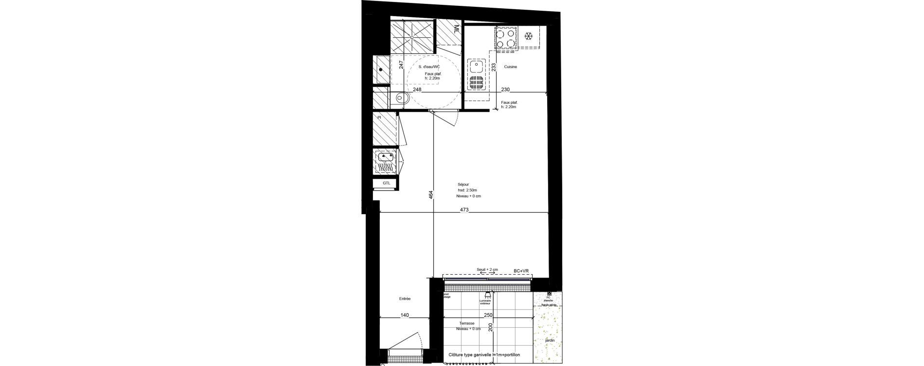 Appartement T1 de 35,13 m2 &agrave; Orl&eacute;ans Beaumont - vauquois