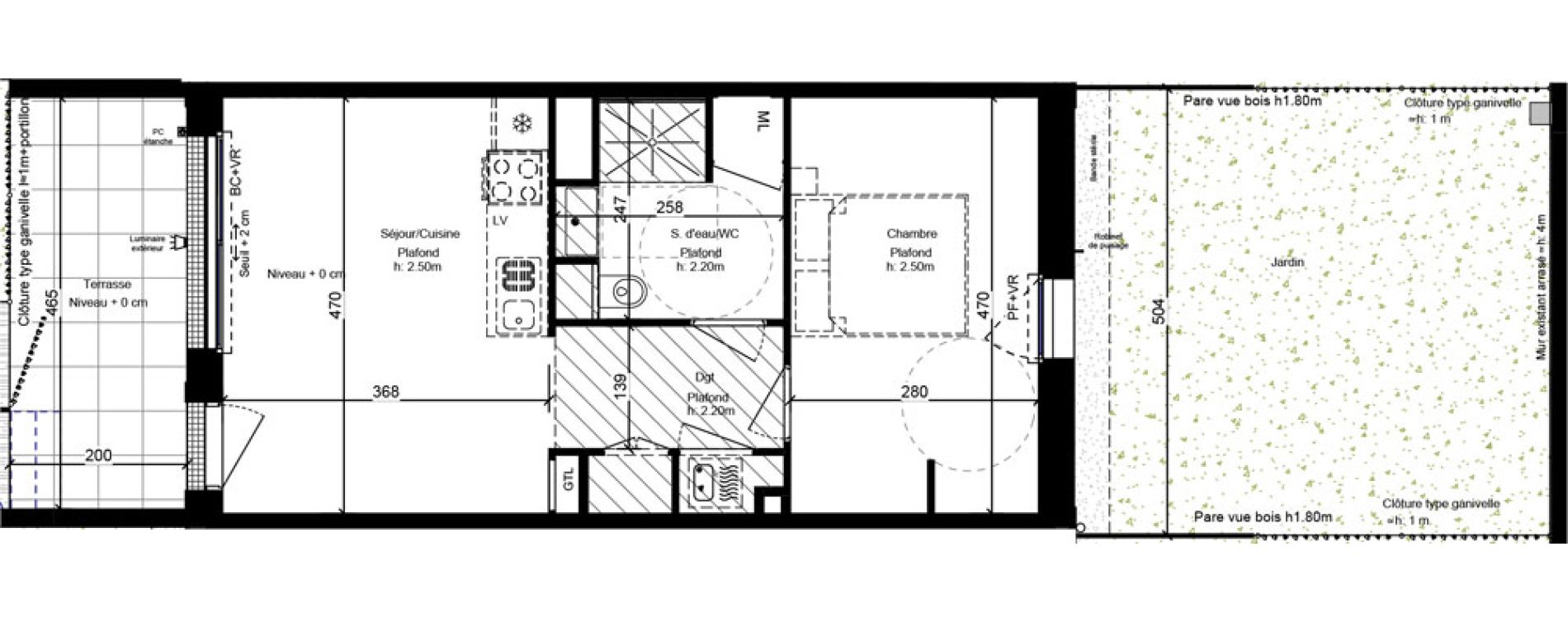 Appartement T2 de 40,65 m2 &agrave; Orl&eacute;ans Beaumont - vauquois