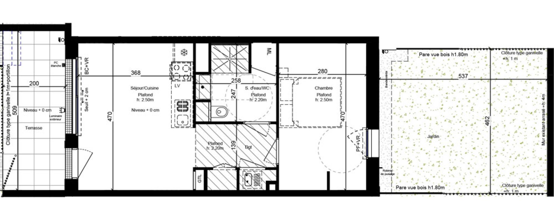Appartement T2 de 40,62 m2 &agrave; Orl&eacute;ans Beaumont - vauquois