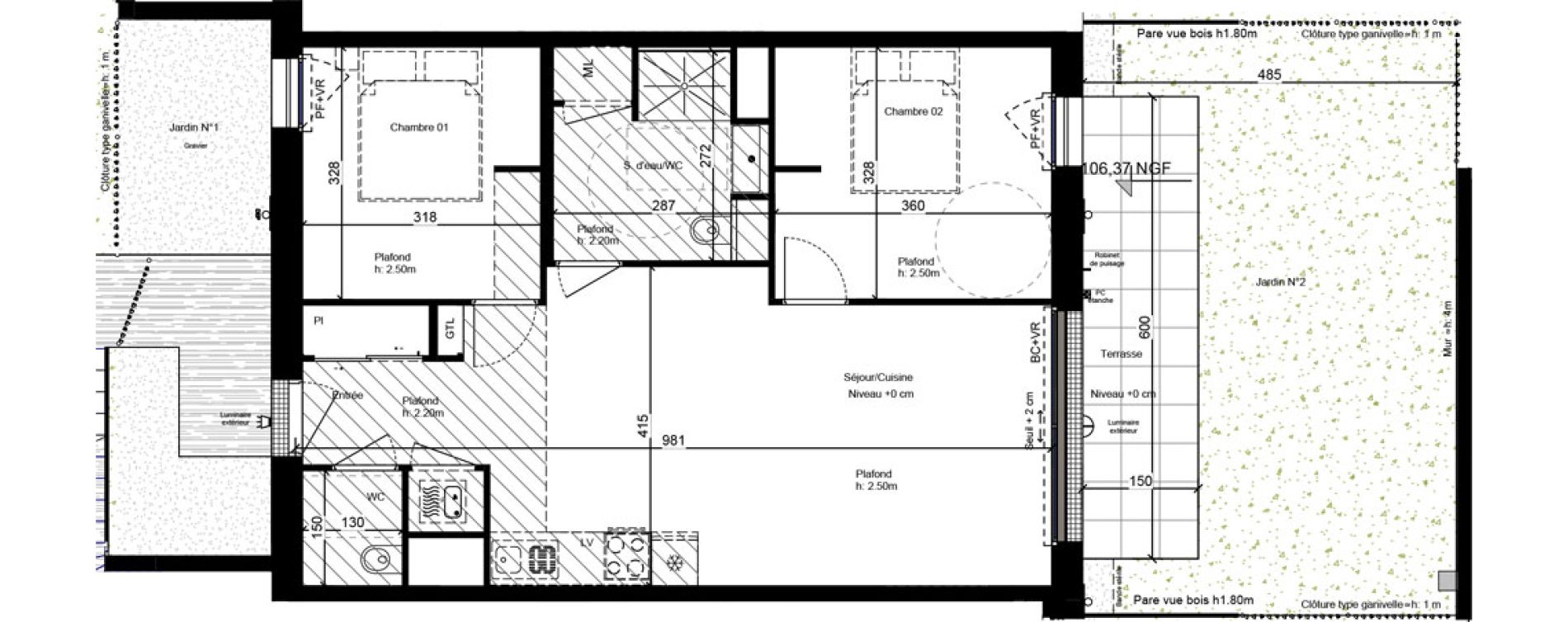 Appartement T3 de 63,73 m2 &agrave; Orl&eacute;ans Beaumont - vauquois
