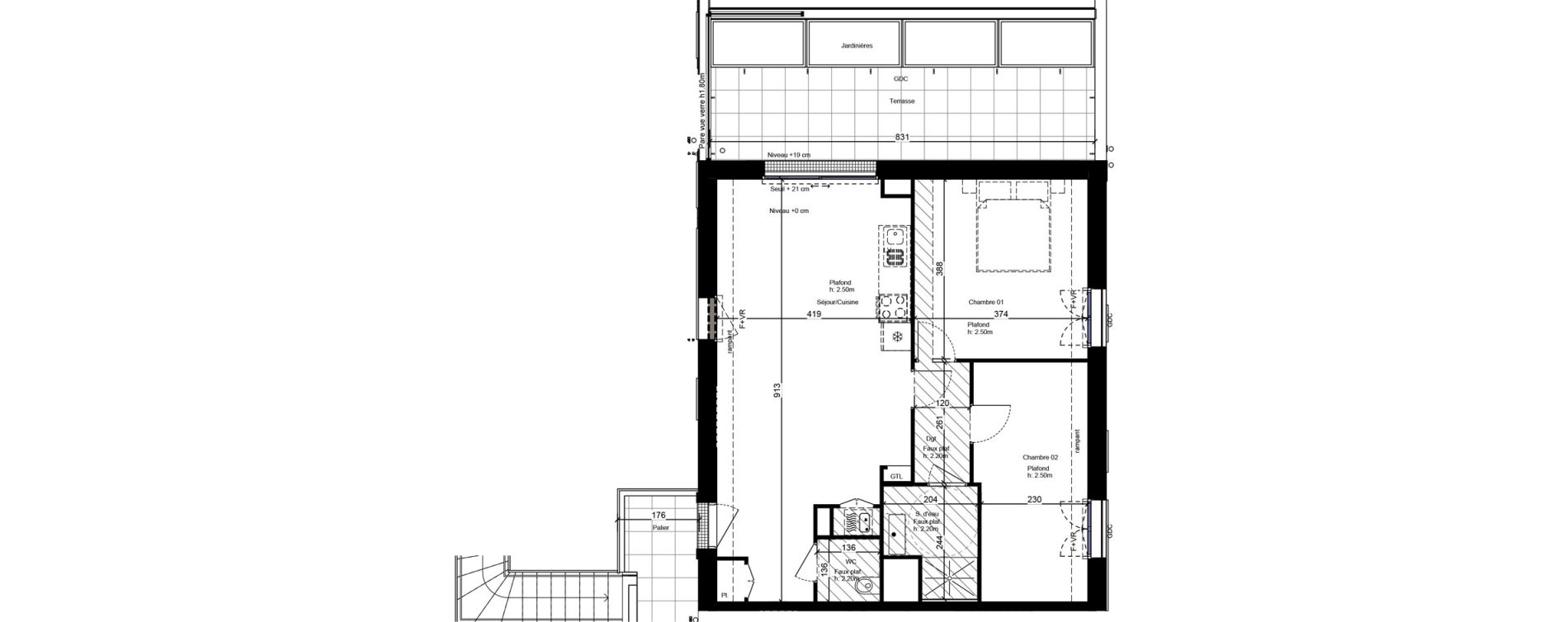 Appartement T3 de 69,01 m2 &agrave; Orl&eacute;ans Beaumont - vauquois