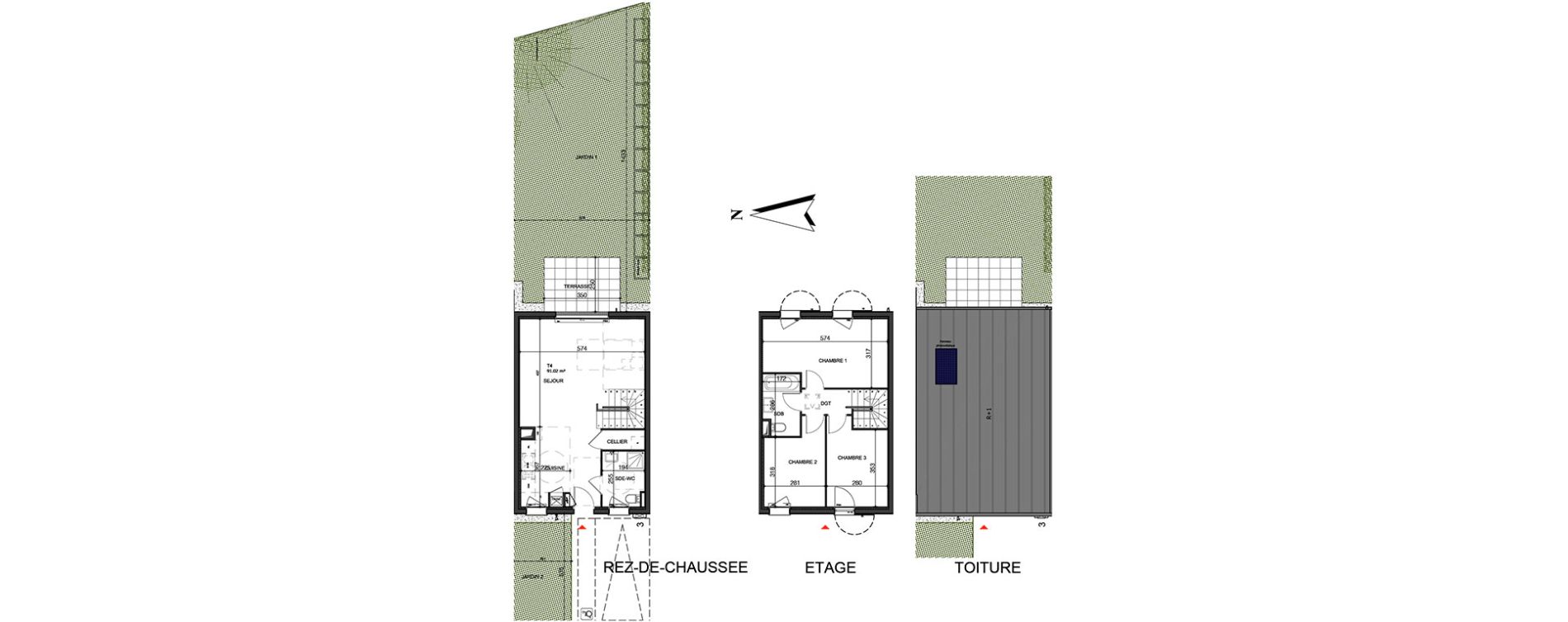 Maison T4 de 91,02 m2 &agrave; Saint-Jean-De-Braye Centre