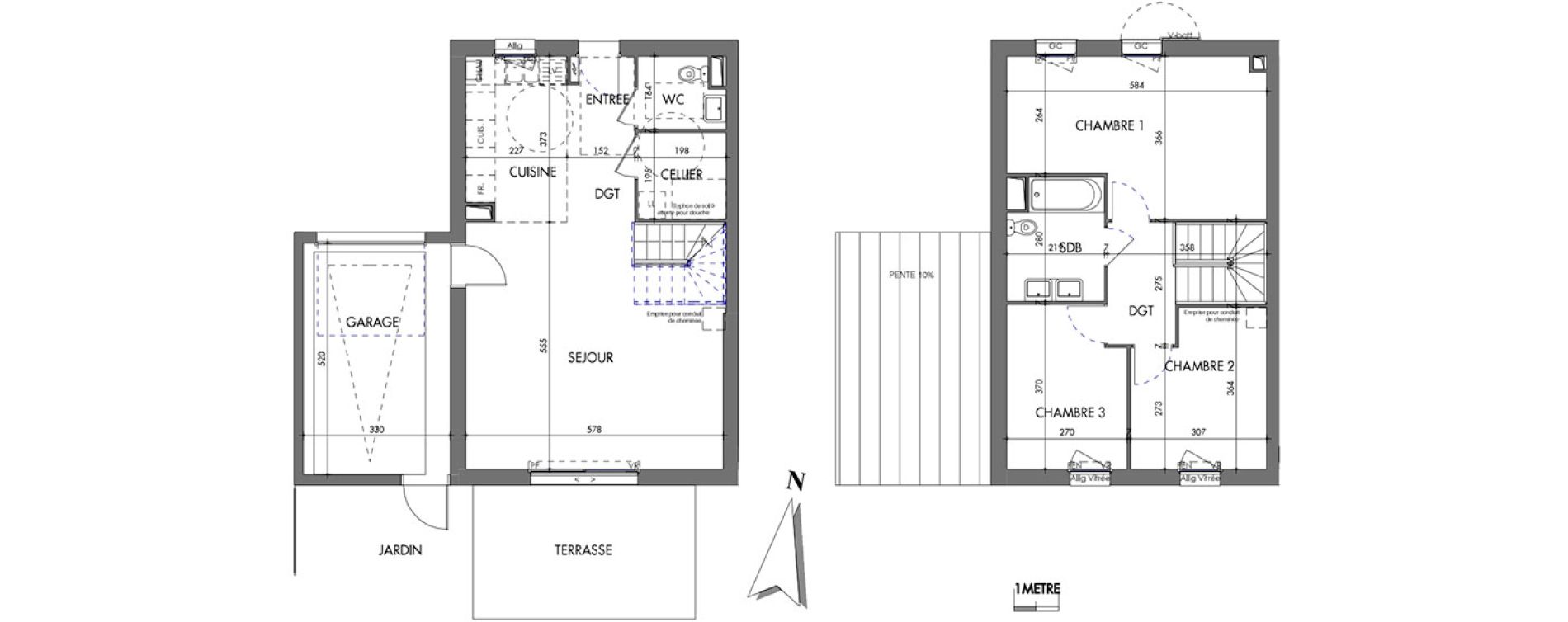 Maison T4 de 98,62 m2 &agrave; Saint-Jean-De-Braye Centre