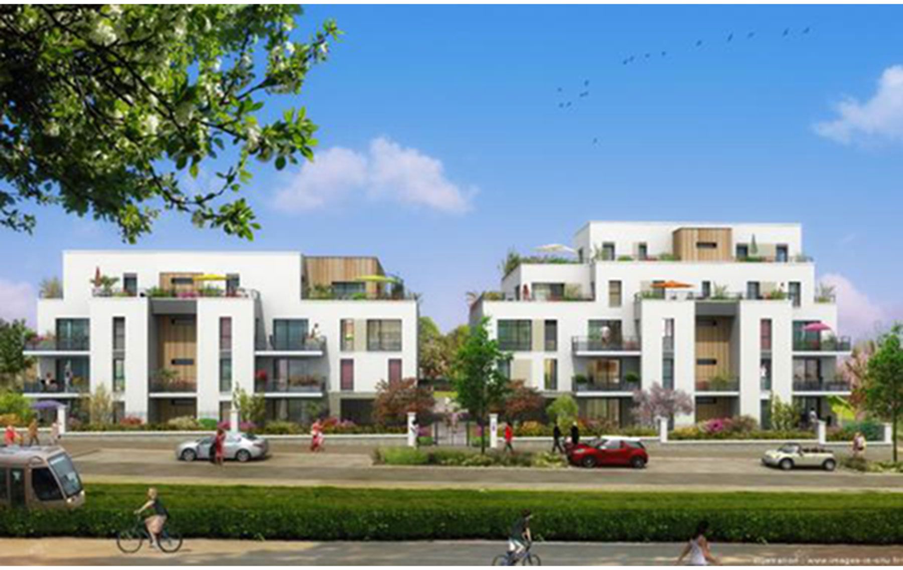 Les Jardins d'Emile bât. B à SaintJeandeBraye programme neuf