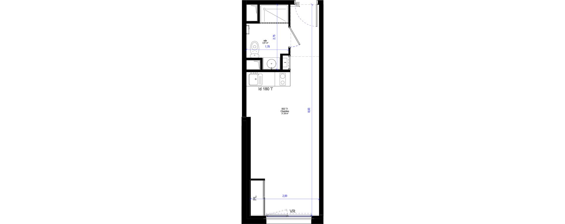Appartement T1 de 25,26 m2 &agrave; Saint-Jean-De-Braye Bourgogne - saint-loup - armenault - chataigniers