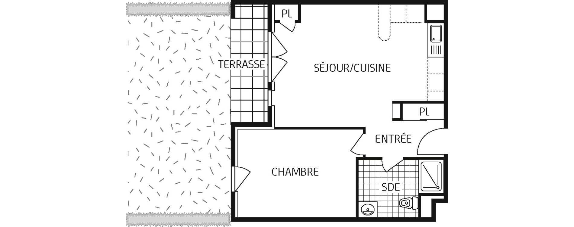 Appartement T2 de 46,08 m2 &agrave; Saint-Jean-De-Braye Centre