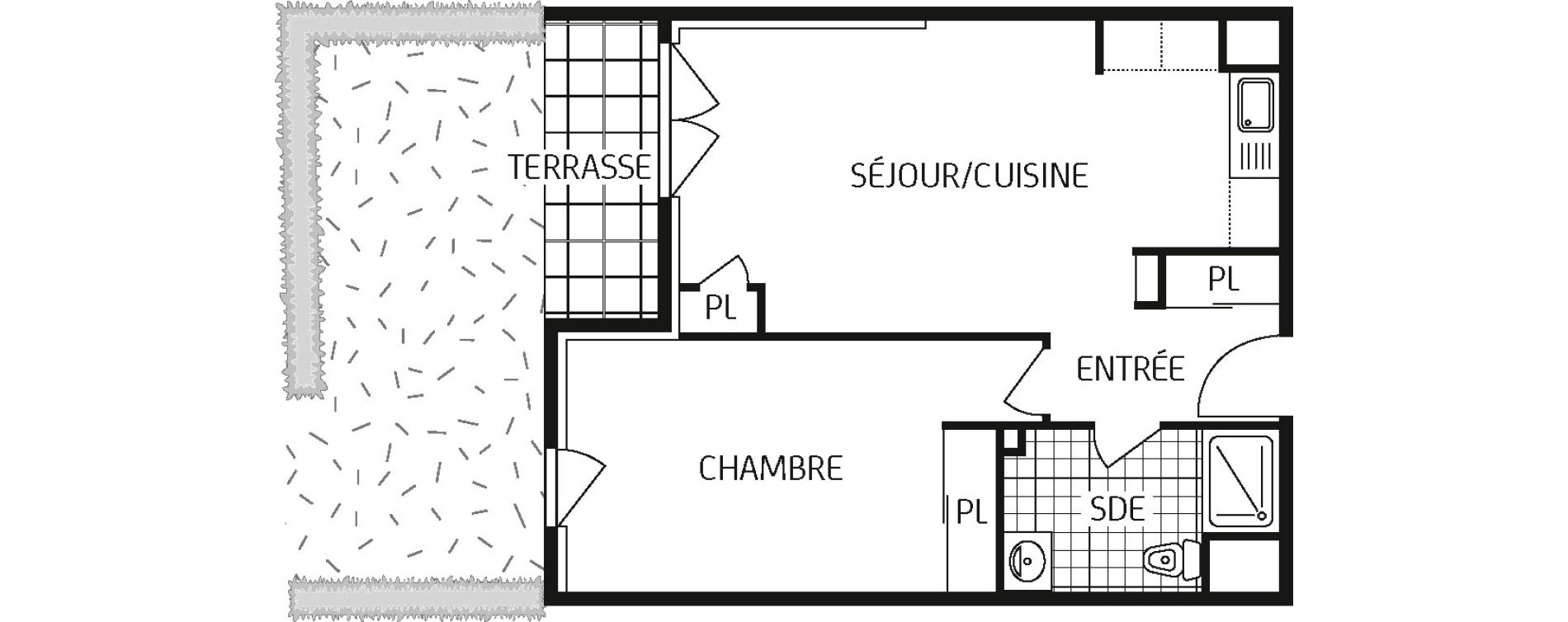 Appartement T2 de 45,31 m2 &agrave; Saint-Jean-De-Braye Centre