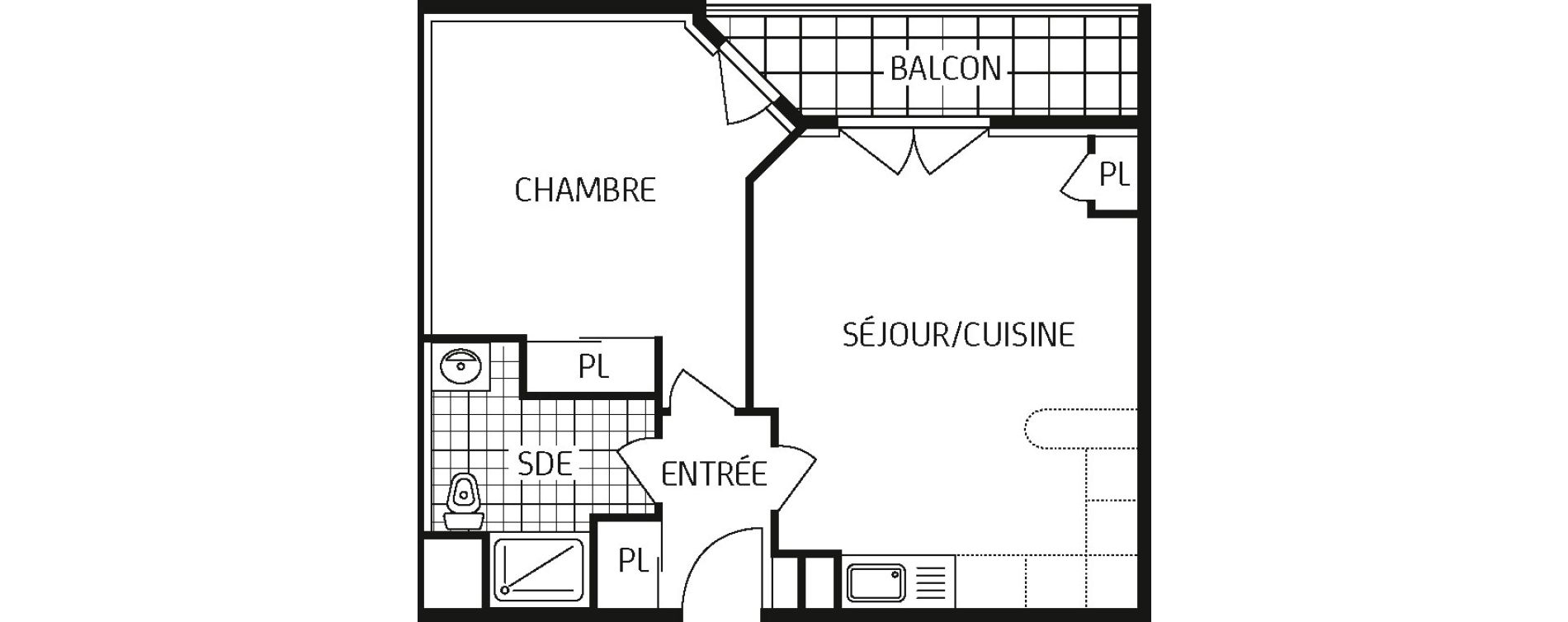 Appartement T2 de 46,82 m2 &agrave; Saint-Jean-De-Braye Centre