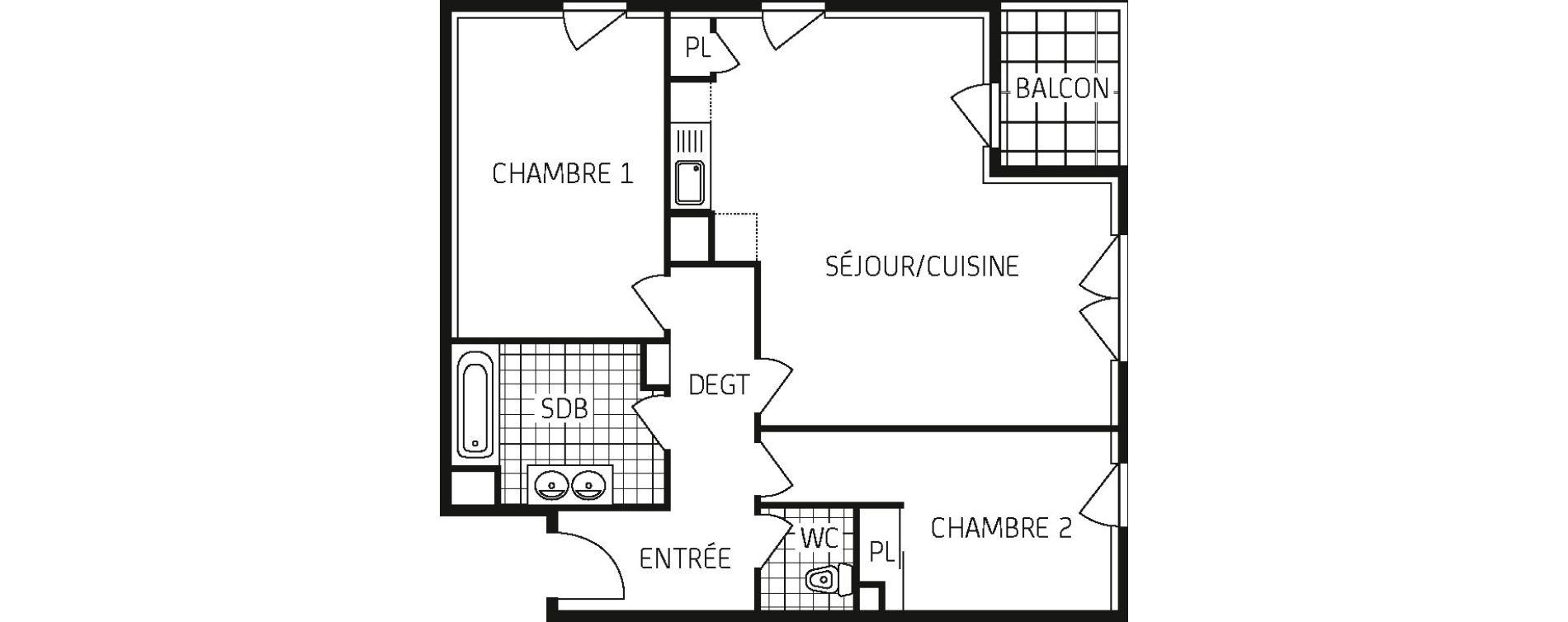 Appartement T3 de 64,93 m2 &agrave; Saint-Jean-De-Braye Centre