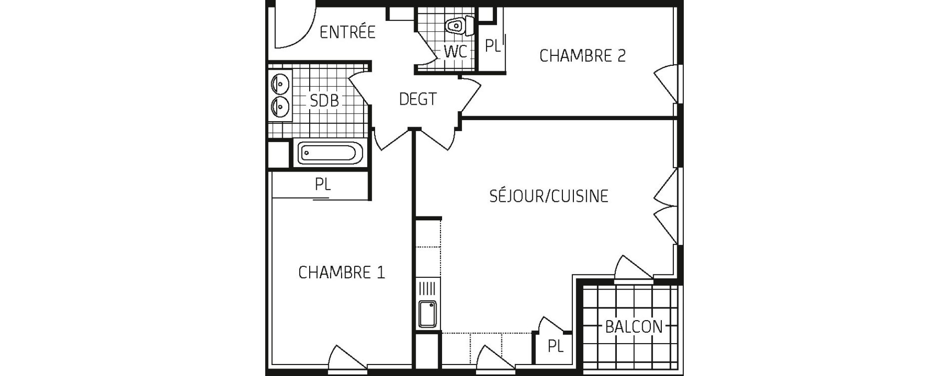 Appartement T3 de 65,34 m2 &agrave; Saint-Jean-De-Braye Centre
